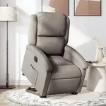 Relaxsessel Mit Aufstehhilfe Elektrisch Taupe Stoff - Vidaxl