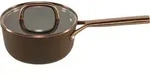 Zwilling Milano Stieltopf Mit Glasdeckel 18 Cm, Braun