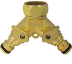 Ck Wasserhahnanschluss 2-wege Gold Aus Massivem Messing