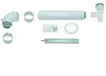 Luft-/abgasf&uuml;hrung Paket 1.53 Im Schacht, Dn 80 Starr, Anschluss D. 60/100mm, 3
