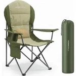 Homecall Campingstuhl Hochlehner 108cm Mit Lendenwirbelst&uuml;tze Klappstuhl...