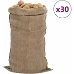 Jutes&auml;cke 30 Stk. 65x135 Cm 100% Jute 340 G/m2 - Vidaxl