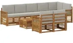 Sofagarnituren Massivholz Akazie Vidaxl