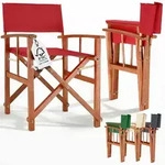 Casaria&reg; Regiestuhl Aus Fsc&reg; Eukalyptusholz &ndash; Klappbarer Gartenstuhl Mit