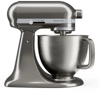 Kitchenaid Artisan Plus 5ksm50pkve K&uuml;chenmaschine, Farbe: Silber-asche