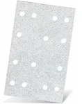 White Klett-schleifbl&auml;tter, 133 X 80 Mm, 14-loch, F. Schwingschleifer, Normalkorund