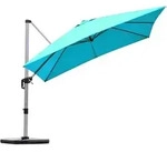 Costway Sonnenschirm &Phi;300cm/ Terrassenschirm Mit Kreuzfuss/ Ampelschirm...