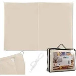 Relaxdays Sonnensegel, 2,5x3,5 M, Polyester, Wasserdicht, Segeltuch Mit &Ouml;sen &