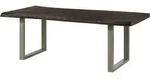 Baumtisch Mango 240x100x77 Grau Lackiert / U-beine Silber Matt Freeform 5