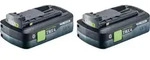 Festool Akku Set 2x Bp 18 Tbx 4 C-asi Tabless Akkupack 18 V 4,0 Ah Li-ion ( 2x...