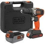 Black+decker Werkzeug - 18v Akku-schlagbohrschrauber, 1x 2,0 Ah Akku Und 1x 4,0 Ah