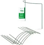 Novatool - 10x Spaliere 10 Strauchst&uuml;tzen Halbrund 35x40x14 Cm 5,5mm &Oslash;