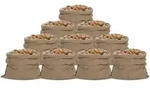 Jutes&auml;cke 10 Stk. 100x110 Cm 100% Jute 340 G/m2 - Vidaxl