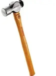 Schlosserhammer Mit Kugelf&ouml;rmiger Schlagfl&auml;che Hickory-stiel &Oslash; Schlagfl&auml;che...