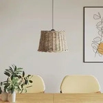Lampenschirm Braun &Oslash;40x26 Cm Korbweide Vidaxl