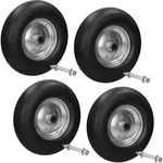 Ecd Germany 4er Set Schubkarrenrad Aus Pannensicherem Pu Vollgummi, Ersatzrad