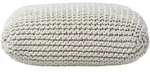Homescapes - Bodenkissen Gro&szlig; Creme Bezug 100% Baumwolle