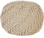 Pouf Priene Baumwolle Beige