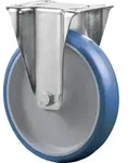 Bs Rollen - Bockrolle Rad-&oslash; 100 Mm Tragf&auml;higkeit 120 Kg Polyurethan, Blau...