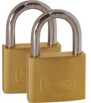 Kasp - K12050d2 Vorh&auml;ngeschloss 50 Mm Goldgelb Schl&uuml;sselschloss