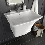 Waschbecken Wei&szlig; 53 X 44 X 37 Cm Glasierte Keramik Vidaxl