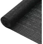 Zaunblende Schwarz 2x10 M Hdpe 75 G/m2 Vidaxl 655338