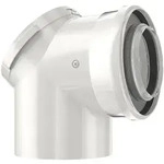 Bosch Abgaszubeh&ouml;r Fc-cer80-87 Doppelrohrbogen Pr&uuml;f&ouml;ffnung, D:80/125 Mm