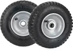 Relaxdays - Schubkarrenrad 2er Set, 2.50-4, Luftbereift, 2 Pr, Ersatzrad Bis 100 Kg,