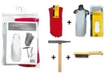 Profi-schwei&szlig;er-ausr&uuml;stungskit: Sch&uuml;rze + Paar Handschuhe + Hammer + B&uuml;rste