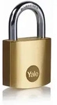 Yale - Y110b/30/115/2 Standardsicherheit 30mm Messing Vorh&auml;ngeschloss, 2er Set -
