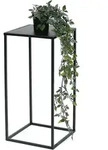 Dandibo Blumenhocker Metall Schwarz Eckig 50 Cm Blumenst&auml;nder Beistelltisch...