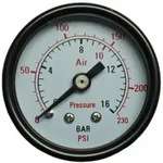 Aerotec - Manometer 9415451 Anschluss (manometer): R&uuml;ckseite Au&szlig;engewinde...
