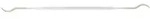 Pferd Tools Diamant-riffelfeile Vogelzunge Geb. 150mm D91 (fein) F. Kompl. Geo.