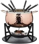 Artesa Klassisches Fondue-set Aus Geh&auml;mmertem Kupfer