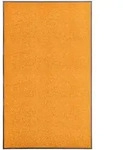 Fu&szlig;matte Waschbar Orange 90x150 Cm Vidaxl