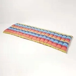 Homescapes - Gestreifte 3-sitzer Bankauflage Aus 100% Baumwolle, Bunt
