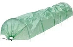 Ecd Germany 1x Folientunnel Pflanztunnel 300x55x35 Cm 3m Transparent/gr&uuml;n
