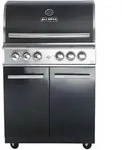 Allgrill Gasgrill Chef L Black Modular Grundmodell 4 Brenner, Backburner...
