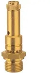 Riegler - Sicherheitsventil Dn 8, Messing, G 1/4, Ansprechdruck 10,2 Bar