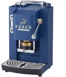 Kaffeemaschine Faber Pro Deluxe Chrom Blau Marine