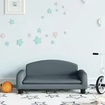 Kindersofa Dunkelgrau 70x45x30 Cm Stoff Vidaxl