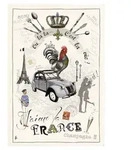 Torchon France Panorama Design Embl&eacute;matique Fran&ccedil;ais - Winkler