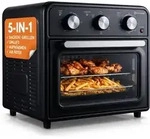 Sommertal Minibackofen 20 Liter Mit Umluft & Hei&szlig;luftfritteuse, 1800w...