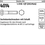 Iso 4014 Sechskant-schaftschraube Entspr. Dgrl M33x220 1.7218 (25crmo4) Blank