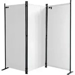 Paravent 3 Teilig 170 X 165 Cm Stoff Raumteiler Trennwand Balkon Sichtschutz