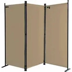 Paravent 3 Teilig 170 X 165 Cm Stoff Raumteiler Trennwand Balkon Sichtschutz