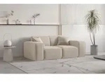 Sofa Designersofa Celes Premium 2-sitzer In Stoff Opera Velvet Sand