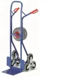 Rollcart Stahlrohr-treppenkarre Mit Wechselr&auml;dern, Dreiarmige Vollgummi-...