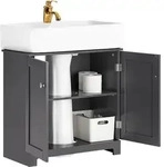 Bzr18-ii-dg Waschbeckenunterschrank Badschrank Waschtisch Unterschrank Badm&ouml;bel