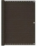 Balkon-sichtschutz Braun 120x600 Cm Hdpe Vidaxl